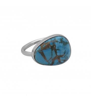 Anillo en plata y Turquesa