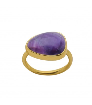 Anillo en plata y amatista