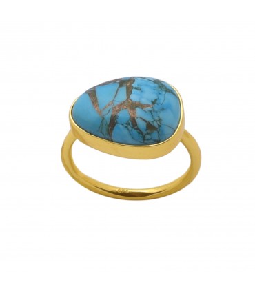 Anillo en Plata y Turquesa