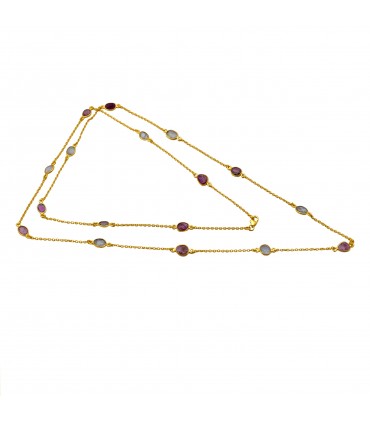 Collar en Plata y Piedras naturales