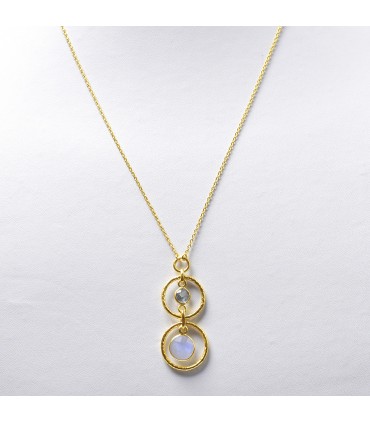 Colgante en Plata y Piedra de la Luna