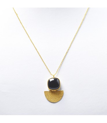 Colgante en Plata y Onix