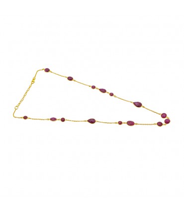 Collar en Plata y Rubies