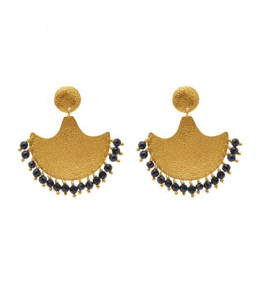 Pendientes en Plata y Onix