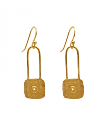 Pendientes Padlock en Plata