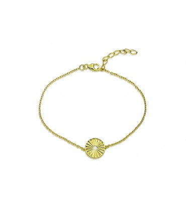 Pulsera Sol de Levante con circonita blanca