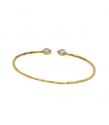 Pulsera en Plata de Ley con baño de oro