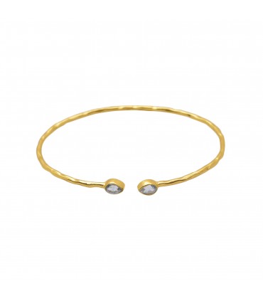Pulsera en Plata de Ley con baño de oro