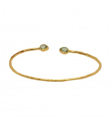 Pulsera en Plata de Ley con baño de oro
