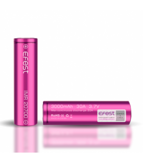 Batería Efest 20700 3000mAh 30A Flat Top (Pack 2)