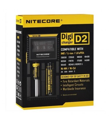 Cargador Nitecore Intellicharger D2 LCD